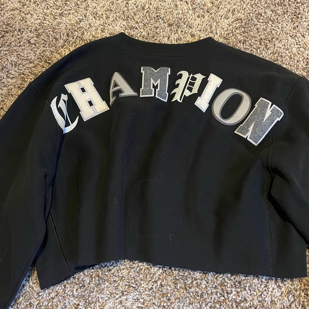 Champion crop sweatshirt